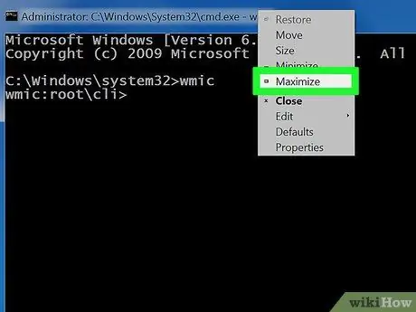 Ayusin ang Buong Screen Command Prompt Hakbang 5