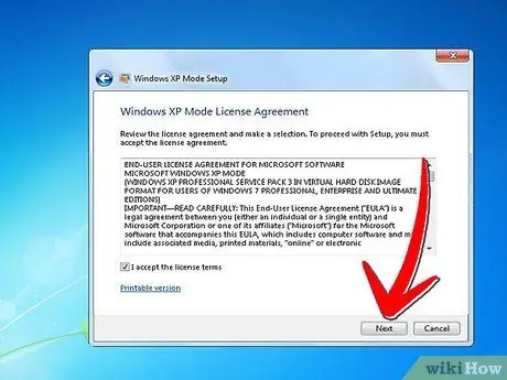 Instaloni modalitetin Windows XP në Windows 7 Hapi 13