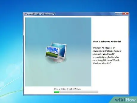 Telepítse a Windows XP módot a Windows 7 rendszerben, 16. lépés