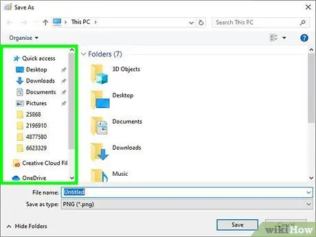 Captures d'écran dans Windows 10 Étape 16