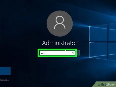 Log ind som administrator i Windows 10 Trin 6