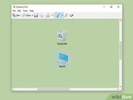 Microsoft Windows дээр Snipping Tool ашиглан дэлгэцийн зураг авах 23 -р алхам