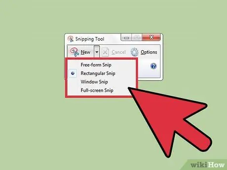 Tag et skærmbillede med Snipping Tool på Microsoft Windows Trin 3