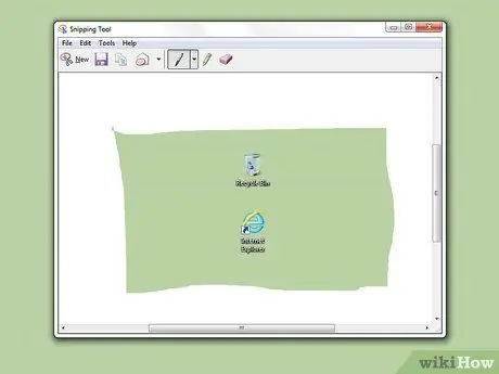 Microsoft Windows 8 дээр Snipping Tool ашиглан дэлгэцийн зураг аваарай Алхам 8