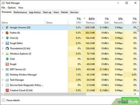 Selesaikan Masalah Penutupan Windows Langkah 2