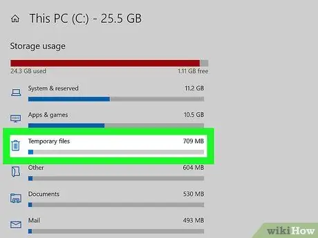 Pastroni skedarët Temp në Windows 10 Hapi 8