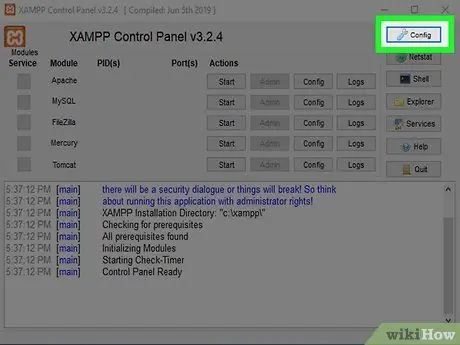 Paleiskite „XAMPP“paleisdami „Windows“2 veiksme