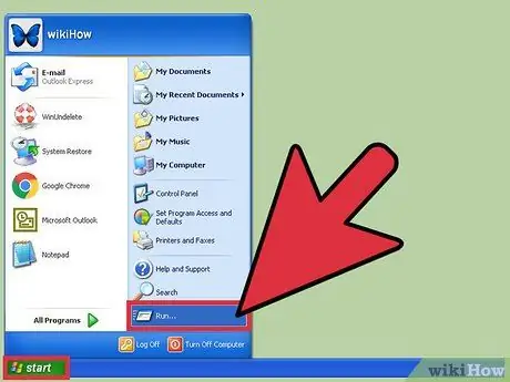 Wachtwoorden ophalen in Windows XP Stap 2