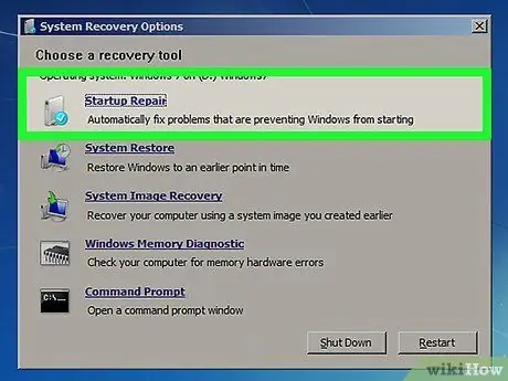 Reparer Windows 7 Trinn 6