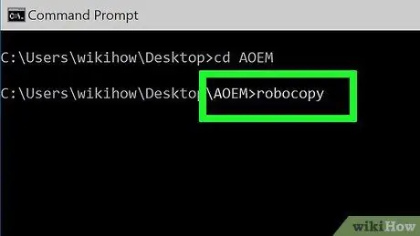 Sao chép tệp trong Command Prompt Bước 14