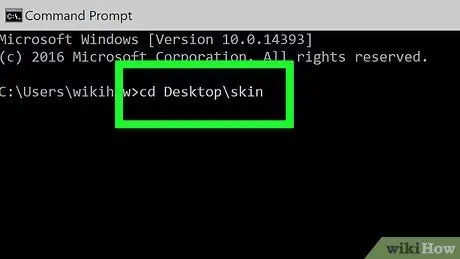 Kopjoni skedarët në Command Prompt Hapi 7