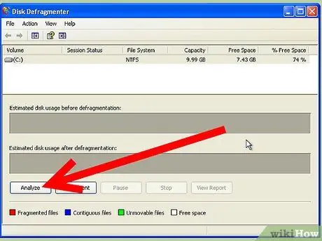 Defragmenter en Windows XP -computer Trin 5