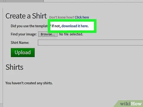 สร้างเสื้อใน ROBLOX ขั้นตอนที่ 2