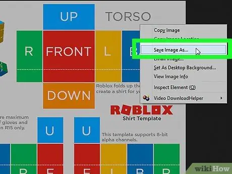 Ստեղծեք վերնաշապիկ ROBLOX- ում Քայլ 3