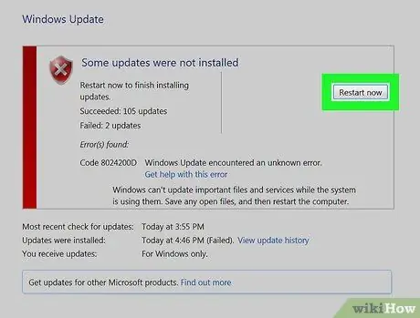 Windows Update Trinn 20