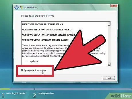 Instalirajte Windows Vista korak 10