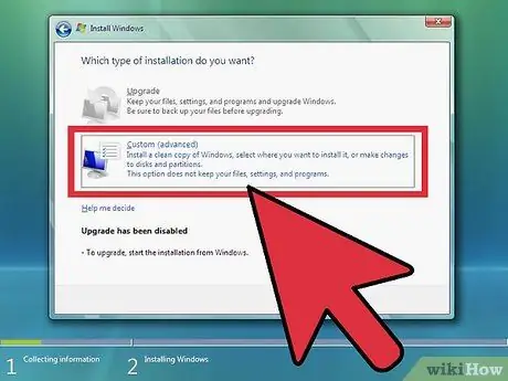 Inštalácia systému Windows Vista Krok 11