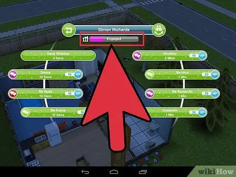 Sims Freeplay 12 -кадамында үйлөнүңүз