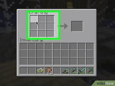 Üveg készítése a Minecraftban 7. lépés