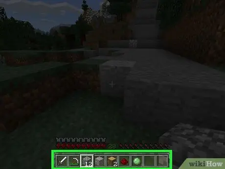 Tengeneza Pistoni katika Minecraft Hatua ya 1