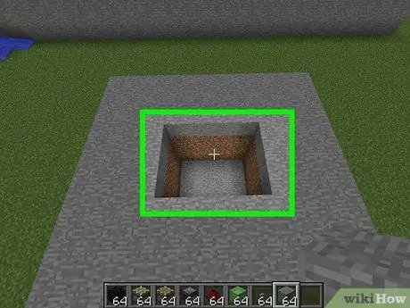 สร้างลิฟต์ใน Minecraft ขั้นตอนที่ 1