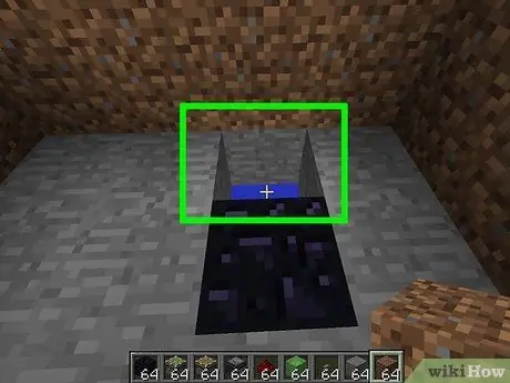 Ua kom lub of Elevator hauv Minecraft Kauj Ruam 5