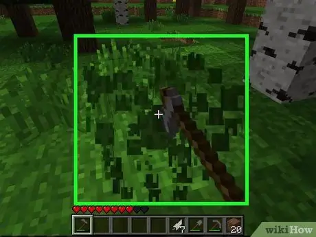 Stādiet sēklas Minecraft 1. solī