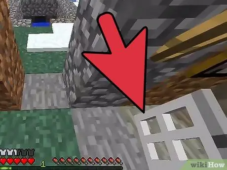 Izgradite vrata u Minecraftu Korak 8