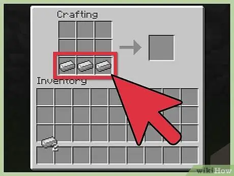 Crea un carrello da mine in Minecraft Passaggio 6