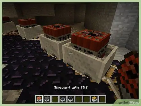 Crea un carrello da mine in Minecraft Passaggio 9