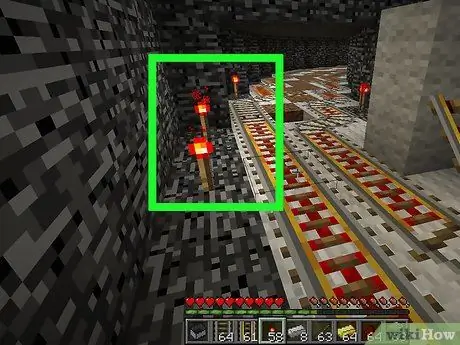 Bouw een spoorwegsysteem op Minecraft Stap 13