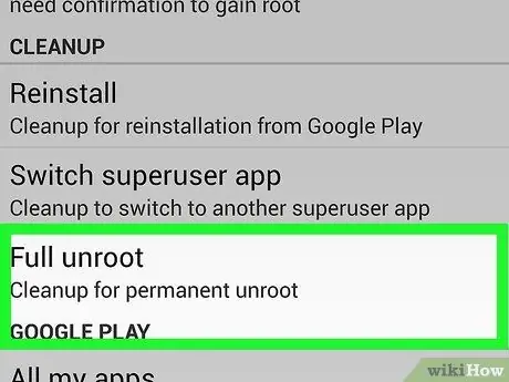 Unroot Android Stap 12