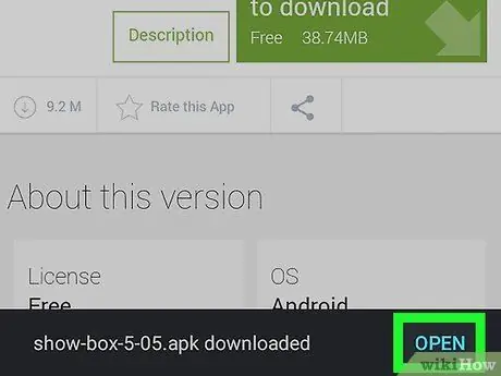 Изтеглете Showbox на Android Стъпка 4