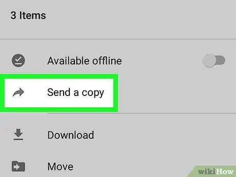 คัดลอกไฟล์ Google Drive บน Android ขั้นตอนที่ 5