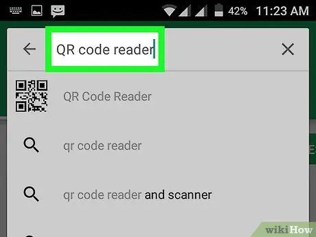 Scan QR-codes op Android Stap 2