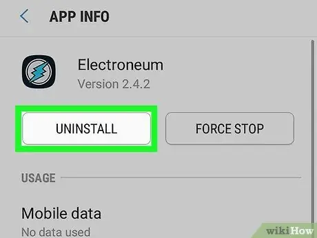 Impedisci alle app di funzionare in background su Samsung Galaxy Passaggio 15