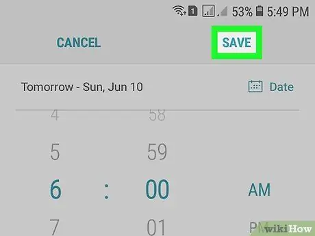 Set Your Android Alarm Step 14