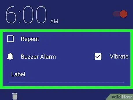 Réglez votre alarme Android Étape 6