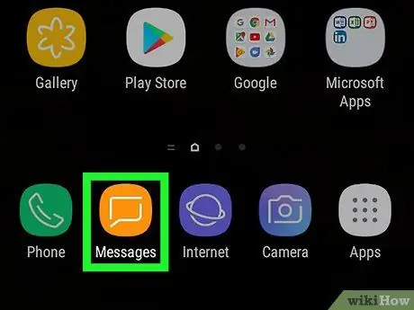 Bloquer les messages multimédias (MMS) sur Samsung Galaxy Étape 1