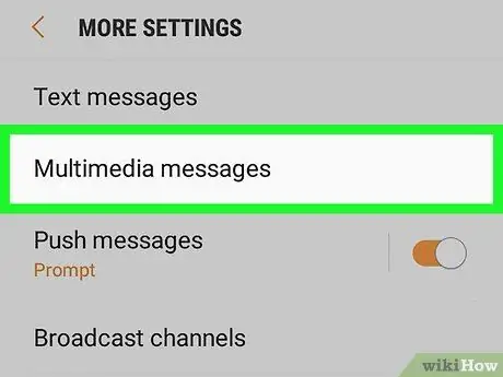Estä multimediaviestit (MMS) Samsung Galaxy -laitteessa Vaihe 5