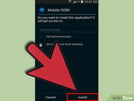 استخدم Mobile Odin على Android الخطوة 4