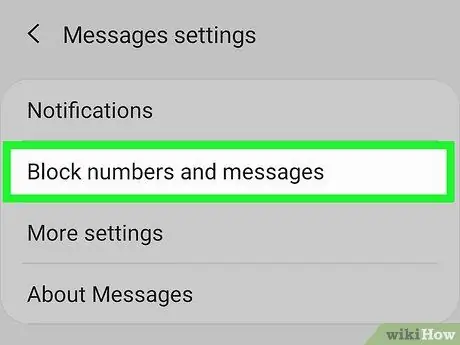 Bloqueja els missatges de text d'Android Pas 10