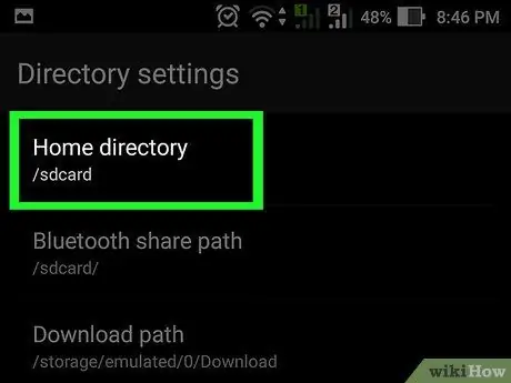 ดาวน์โหลดไปยังการ์ด SD บน Android ขั้นตอนที่ 19