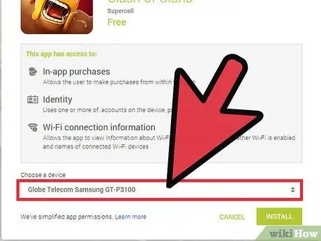 Installa le app su un Samsung Galaxy Passaggio 16