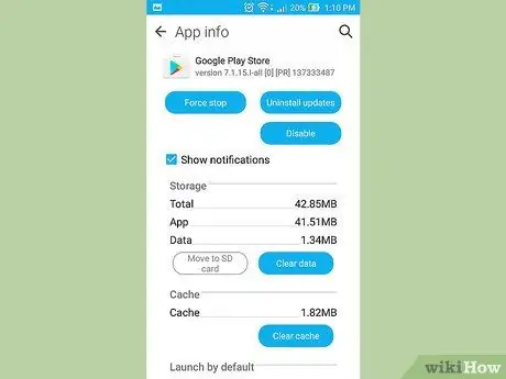 Correggi l'errore di spazio di archiviazione disponibile insufficiente nel passaggio 15 di Android