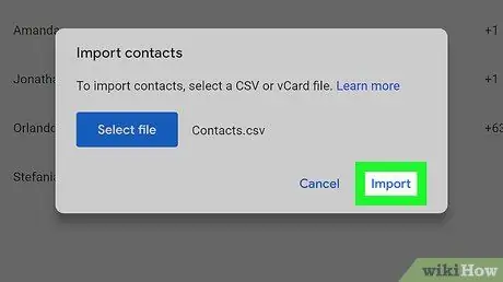 Import Contacts from Excel to an Android Phone Step 15