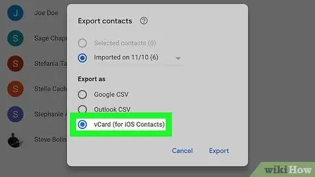 I-import ang Mga contact mula sa Excel patungo sa isang Android Phone Hakbang 18