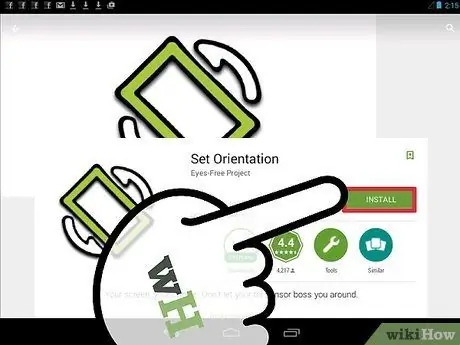 Establecer la orientación de la pantalla en Android Paso 9