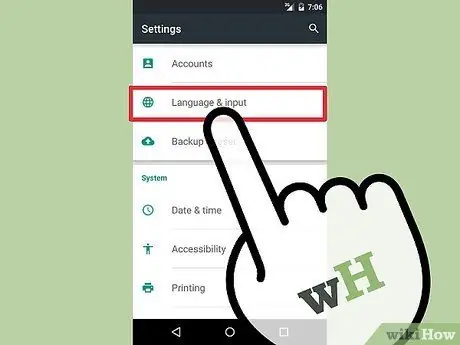 I-install ang Wikang Arabe sa Android Hakbang 2