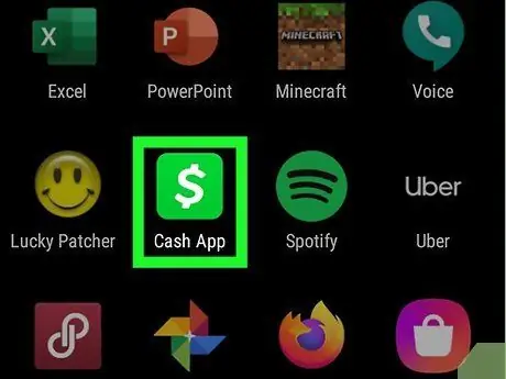 Регистрирайте кредитна карта в приложението Cash на Android Стъпка 1